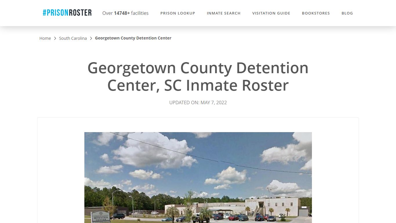 Georgetown County Detention Center, SC Inmate Roster