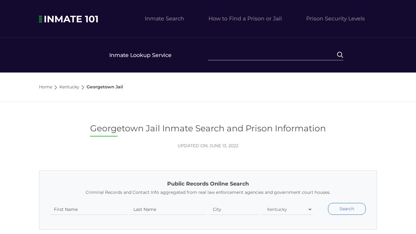 Georgetown Jail Inmate Search, Visitation, Phone no ...